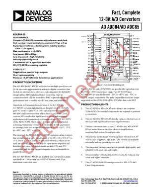 ADADC85-12 datasheet  